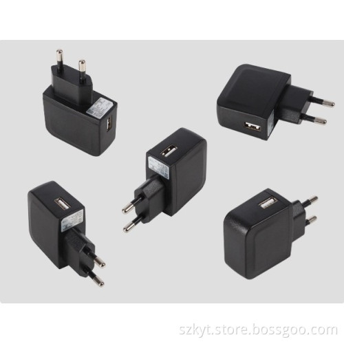 5V 2A Dual power supply adapter with CE KC ROHS
